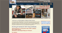 Desktop Screenshot of dvmsmogcheck.com